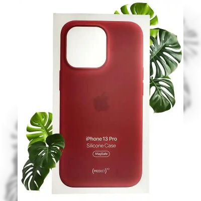 Чохол Apple Silicone Case with MagSafe (Red) для iPhone 13 Pro