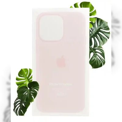 Чохол Apple Silicone Case with MagSafe (Chalk Pink) для iPhone 13 Pro Max