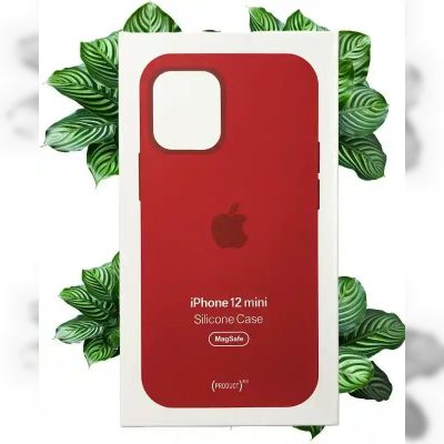 Чохол Apple Silicone Case with MagSafe (PRODUCT RED) для iPhone 12 Mini