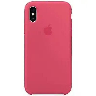 Чохол на iPhone X (Малиновий) | Silicone Case iPhone X (Crimson)