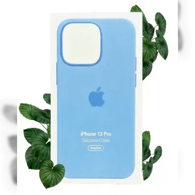 Чохол Apple Silicone Case with MagSafe (Blue Fog) для iPhone 13 Pro