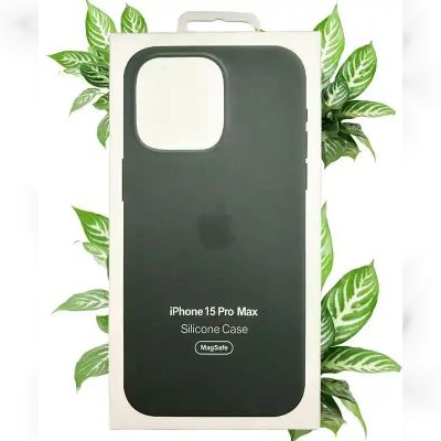 Чохол Apple Silicone Case with MagSafe (Cypress) для iPhone 15 Pro Max