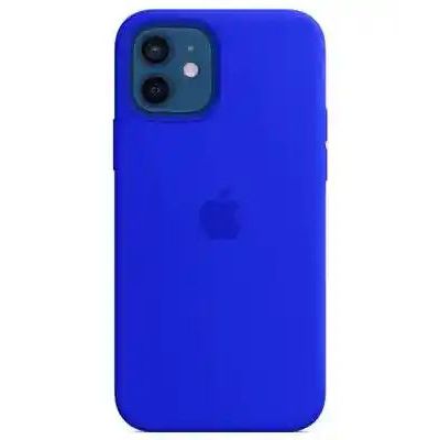 Чохол на iPhone 12 Pro (Синій неон) | Silicone Case iPhone 12 Pro (Blue Neon)