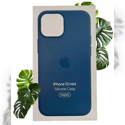 Чохол Apple Silicone Case with MagSafe (Blue Jay) для iPhone 13 Mini