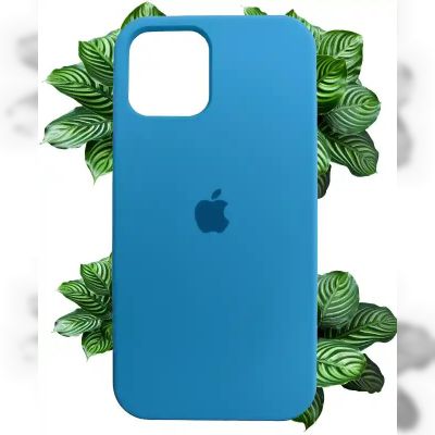 Чохол на iPhone 12 (Морська хвиля) | Silicone Case iPhone 12 (Sea Blue)