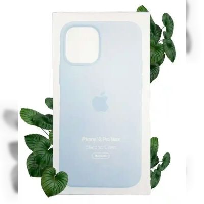 Чохол Apple Silicone Case with MagSafe (Cloud Blue) для iPhone 12 Pro Max