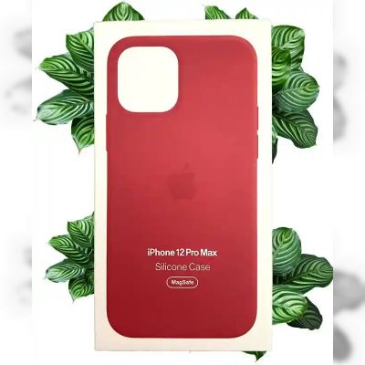Чохол Apple Silicone Case with MagSafe (Electric Orange) для iPhone 12 Pro Max
