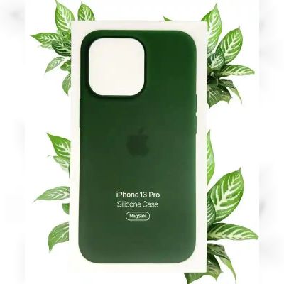 Чохол Apple Silicone Case with MagSafe (Clover) для iPhone 13 Pro