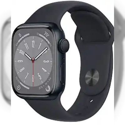 Apple Watch Series 8 45mm Midnight Aluminum Case with Midnight Sport Band (MNP13 /MNUJ3/MNUL3)