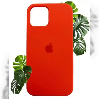 Чохол на iPhone 12 Pro (Червоний) | Silicone Case iPhone 12 Pro (Red)