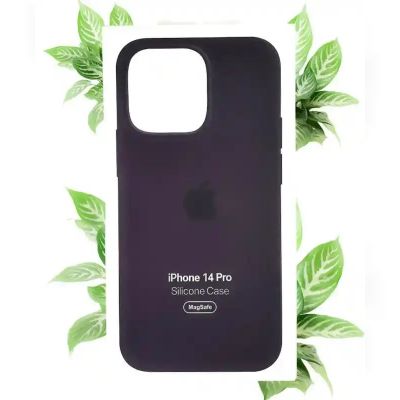 Чохол Apple Silicone Case with MagSafe (Elderberry) для iPhone 14 Pro