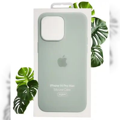 Чохол Apple Silicone Case with MagSafe (Succulent) для iPhone 14 Pro Max