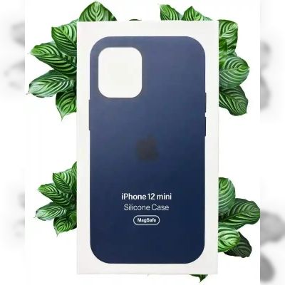 Чохол Apple Silicone Case with MagSafe (Deep Navy) для iPhone 12 Mini