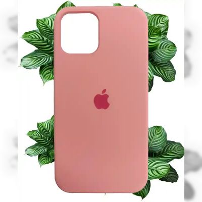 Чохол на iPhone 12 (Рожевий) | Silicone Case iPhone 12 (Pink)