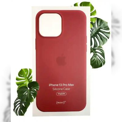 Чохол Apple Silicone Case with MagSafe (Red) для iPhone 13 Pro Max