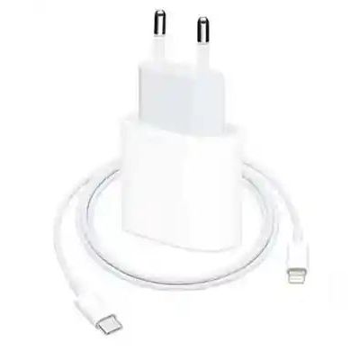 Швидкісна зарядка (Блок 20W+кабель Type-C/Lightning)