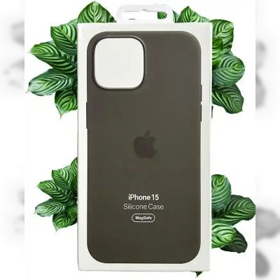 Чохол Apple Silicone Case with MagSafe (Clay) для iPhone 15