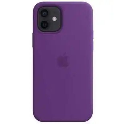 Чохол на iPhone 12 Pro (Баклажанний) | Silicone Case iPhone 12 Pro (Brinjal)