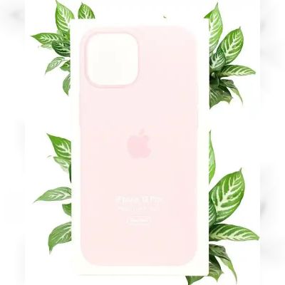 Чохол Apple Silicone Case with MagSafe (Chalk Pink) для iPhone 13 Pro