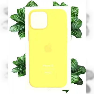 Чохол Apple Silicone Case with MagSafe (Lemon Zest) для iPhone 13