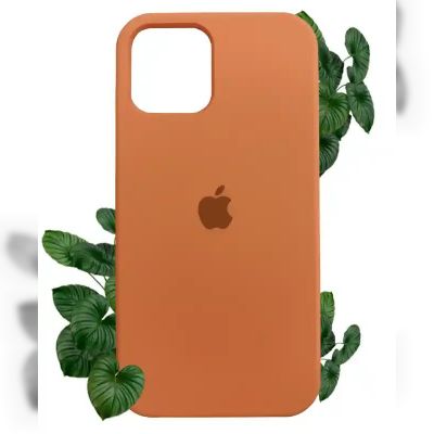 Чохол на iPhone 12 (Оранжевий) | Silicone Case iPhone 12 (Orange)