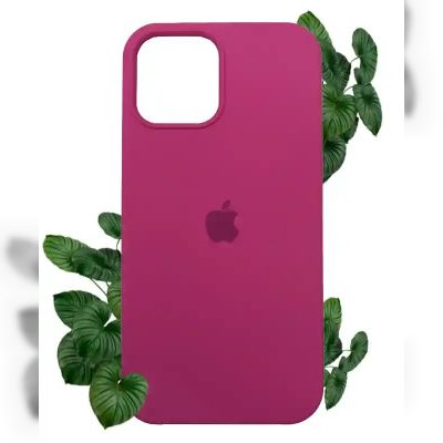 Чохол на iPhone 12 Pro Max (Рожевий неон) | Silicone Case iPhone 12 Pro Max (Pink Neon)