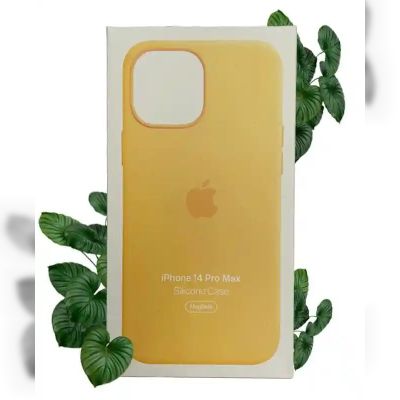 Чохол Apple Silicone Case with MagSafe (Sunglow) для iPhone 14 Pro Max