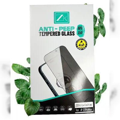 Захисне скло Антишпигун iPhone 15 Pro Max ColorWay Type Blueo Full Screen Anti-Peep Glass + (Гарантія на розбиття) 3 місяці