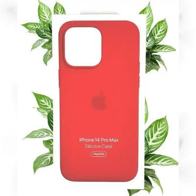 Чохол Apple Silicone Case with MagSafe (Red) для iPhone 14 Pro Max