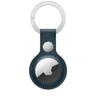 Брелок для AirTag Leather Key Ring (Baltic Blue) (MHJ23)