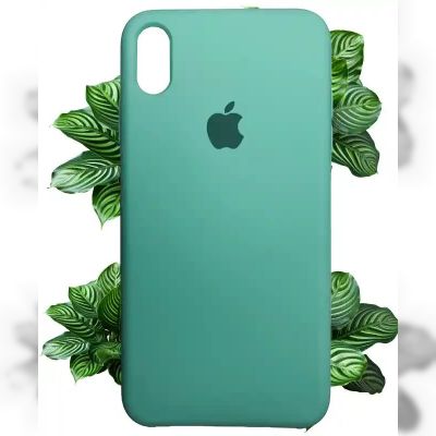 Чохол на iPhone XS (Зелена м'ята) | Silicone Case iPhone XS (Green Mint)