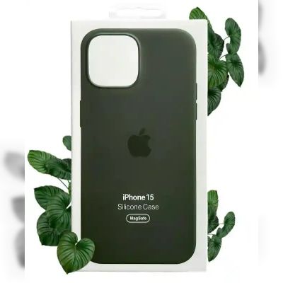 Чохол Apple Silicone Case with MagSafe (Cypress) для iPhone 15