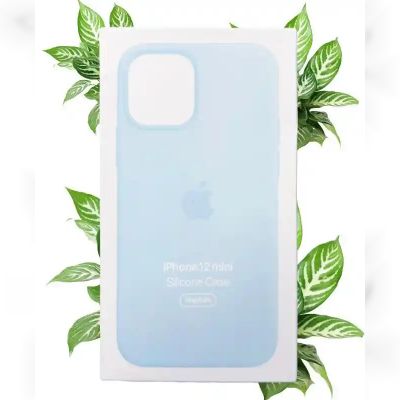 Чохол Apple Silicone Case with MagSafe (Cloud Blue) для iPhone 12 Mini