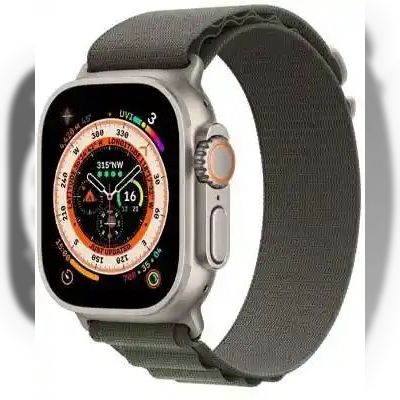 Apple Watch Ultra 49MM Titanium/Green Alpine Loop Sport 4G