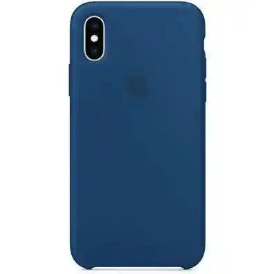 Чохол на iPhone X (Синій) | Silicone Case iPhone X (Blue)