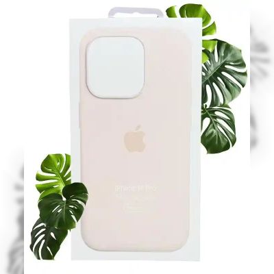 Чохол Apple Silicone Case with MagSafe (Chalk Pink) для iPhone 14 Pro