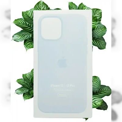 Чохол Apple Silicone Case with MagSafe (Cloud Blue) для iPhone 12/12 Pro