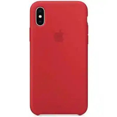 Чохол на iPhone X (Червоний) | Silicone Case iPhone X (Red)