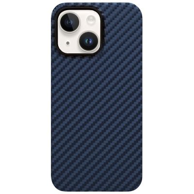 Чохол на iPhone 14 Wiwu Kevlar Magnetic Blue (Синій)