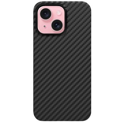 Чохол на iPhone 15 Wiwu Kevlar Magnetic Black (Чорний)