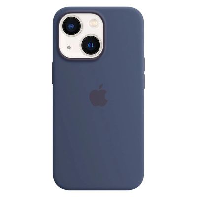 Чохол Apple Silicone Case with MagSafe (Abyss Blue) для iPhone 13