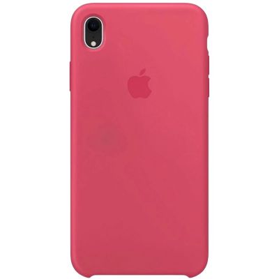 Чохол на iPhone XR (Малиновий) | Silicone Case iPhone XR (Crimson)