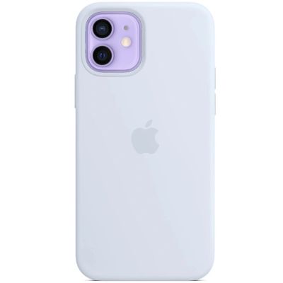 Чохол Apple Silicone Case with MagSafe (Cloud Blue) для iPhone 12/12 Pro