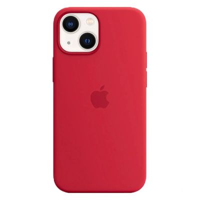 Чохол Apple Silicone Case with MagSafe (Red) для iPhone 13