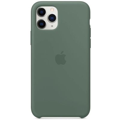 Чохол на iPhone 11 Pro (Сосновий) | Silicone Case iPhone 11 Pro (Pine Green)
