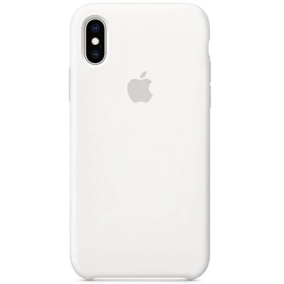 Чохол на iPhone X (Білий) | Silicone Case iPhone X (White)