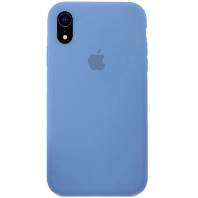 Чохол на iPhone XR (Волошковий) | Silicone Case iPhone XR (Cornflower)