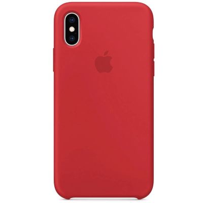 Чохол на iPhone XS Max (Червоний) | Silicone Case iPhone XS Max (Red)