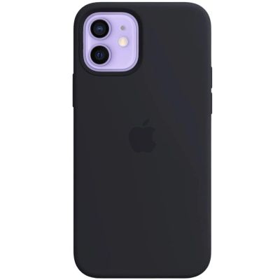 Чохол Apple Silicone Case with MagSafe (Black) для iPhone 12/12 Pro