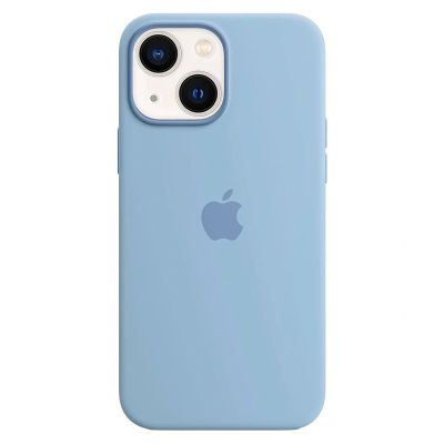 Чохол Apple Silicone Case with MagSafe (Blue Fog) для iPhone 13